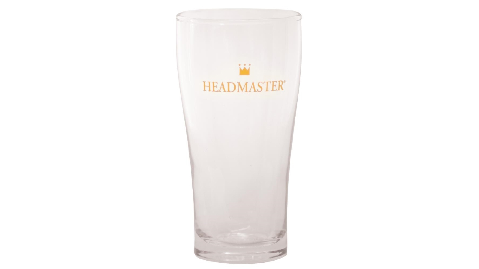 Crown Nucleated Headmaster Beer Conical Glasses - 285ml
