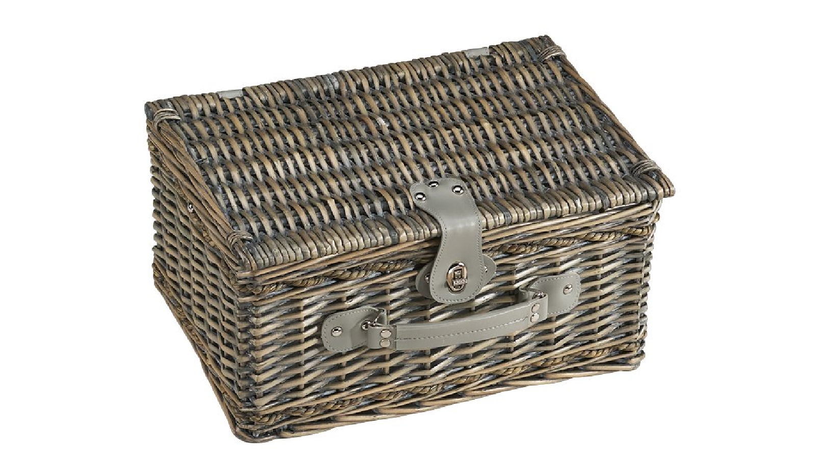 Cilio Stresa Deluxe Picnic Basket for 2 Persons - Olive Green