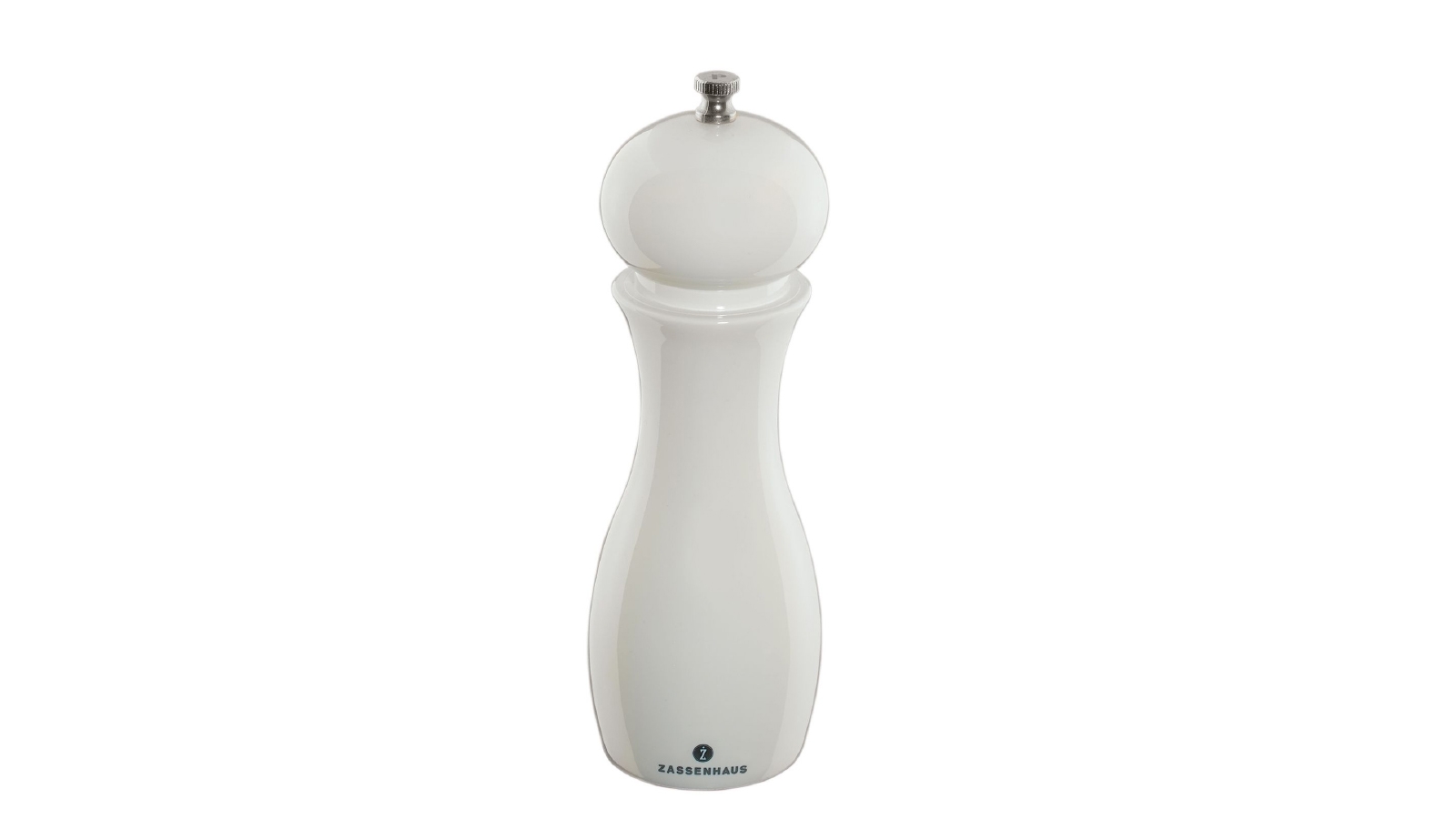 Zassenhaus 19cm Plastics Pepper Mill Düsseldorf - Off-White