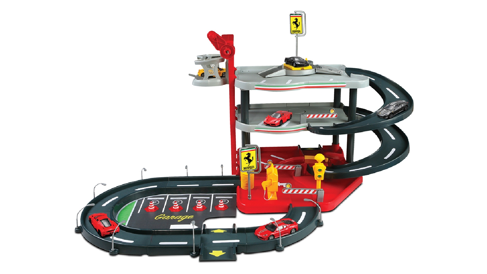 Bburago 1:43 Ferrari R&P Parking Garage