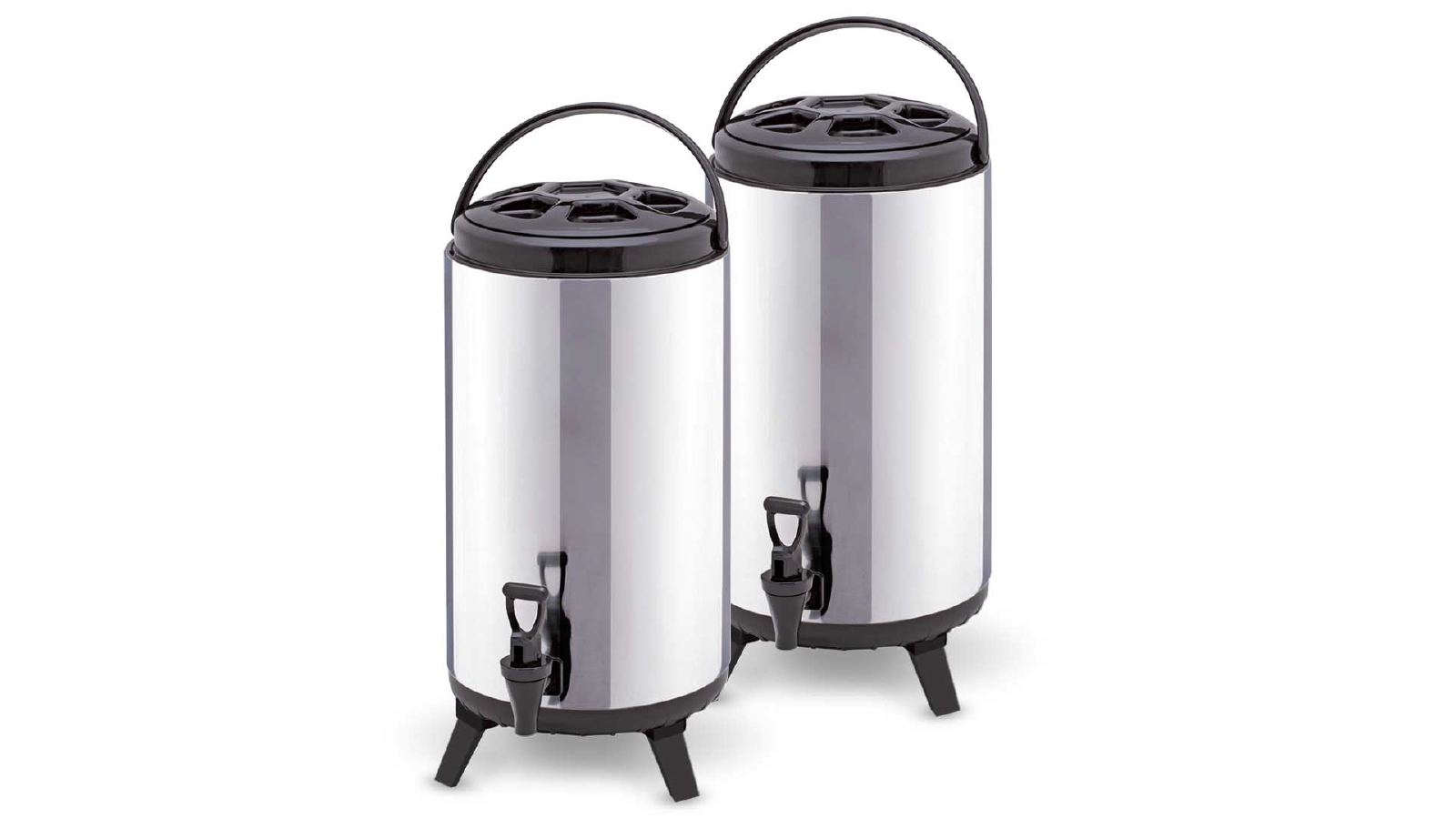 SOGA 2x 8L Portable Insulated Cold/Heat Brew Pot With Dispenser