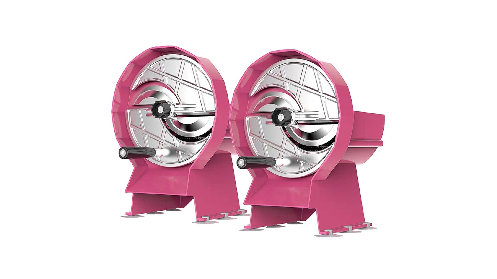 SOGA 2x Commercial Manual Vegetable Cutter Machine - Pink