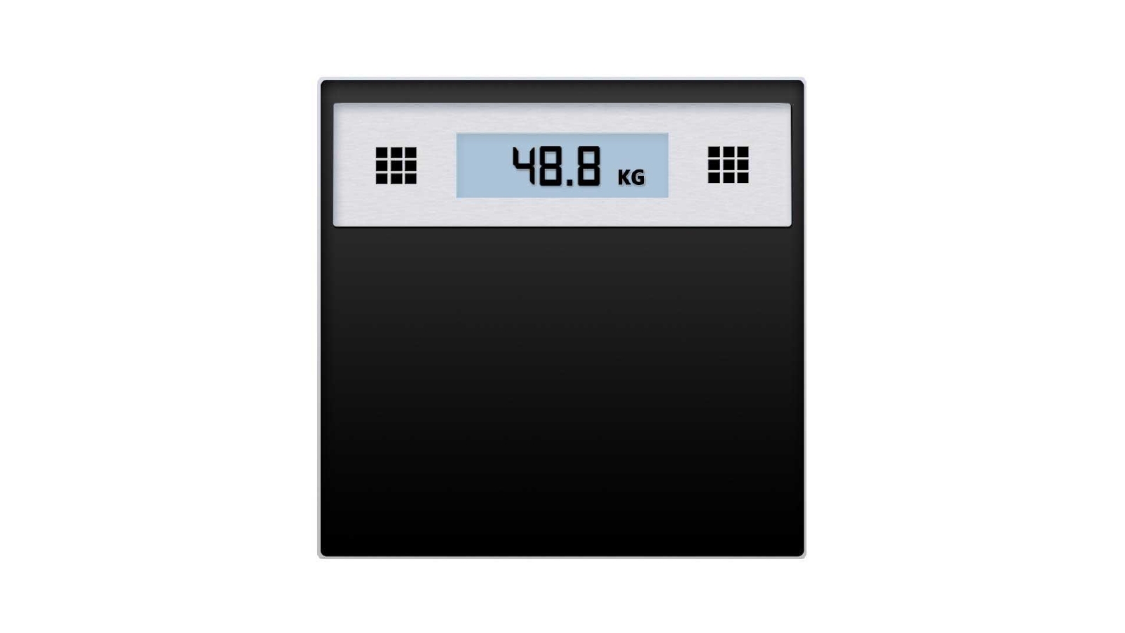 SOGA 180kg Electronic Talking Bathroom Scale with LCD Display - Stainless