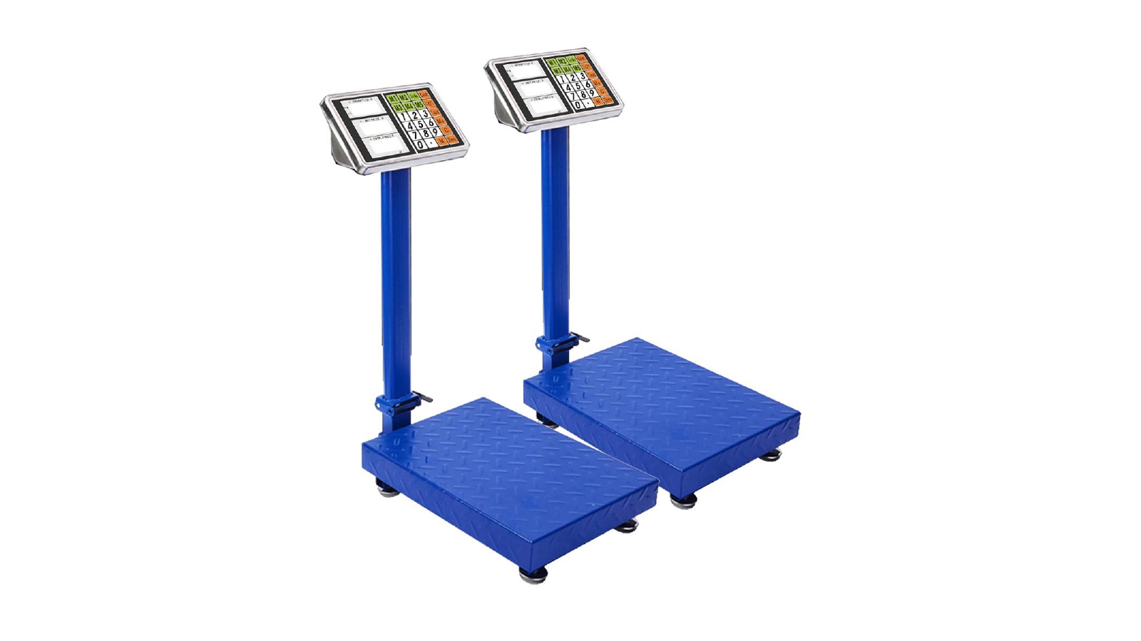 SOGA 2x 150kg Electronic Digital Platform Scale - Blue