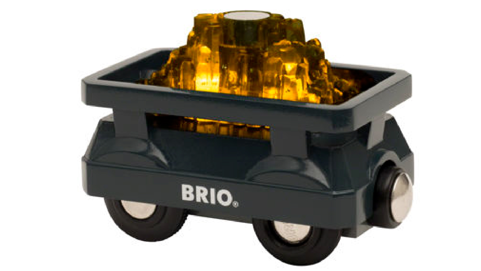 Brio 2 Piece Light Up Gold Wagon