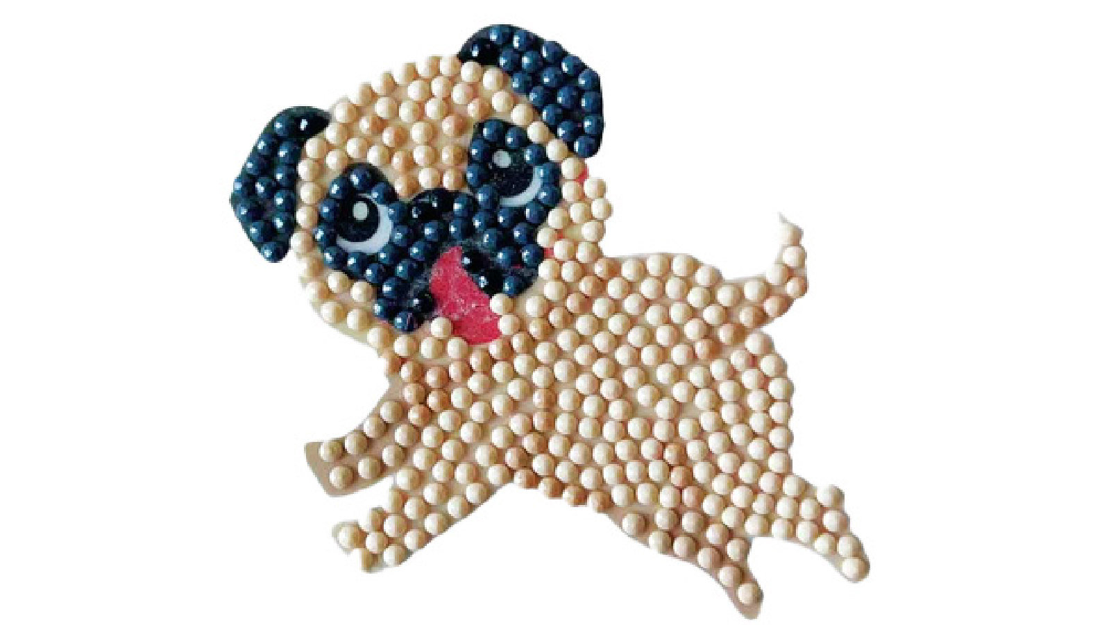 Craft Buddy Playful Pup Motif Crystal Art
