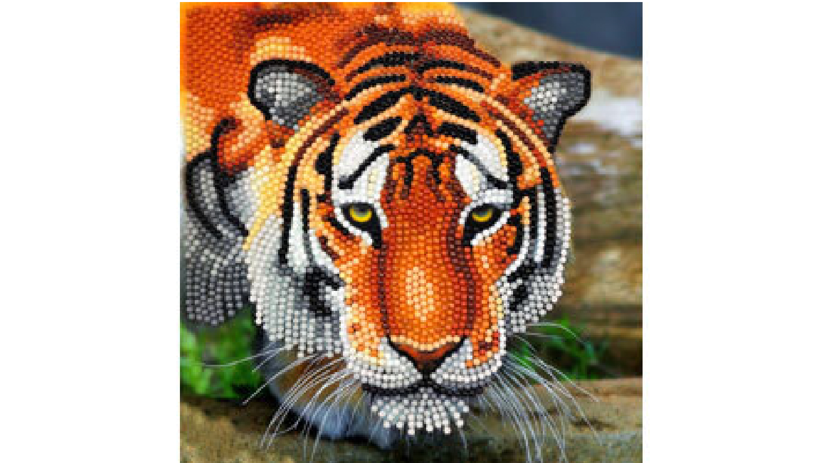 Craft Buddy Tiger Card Crystal Art