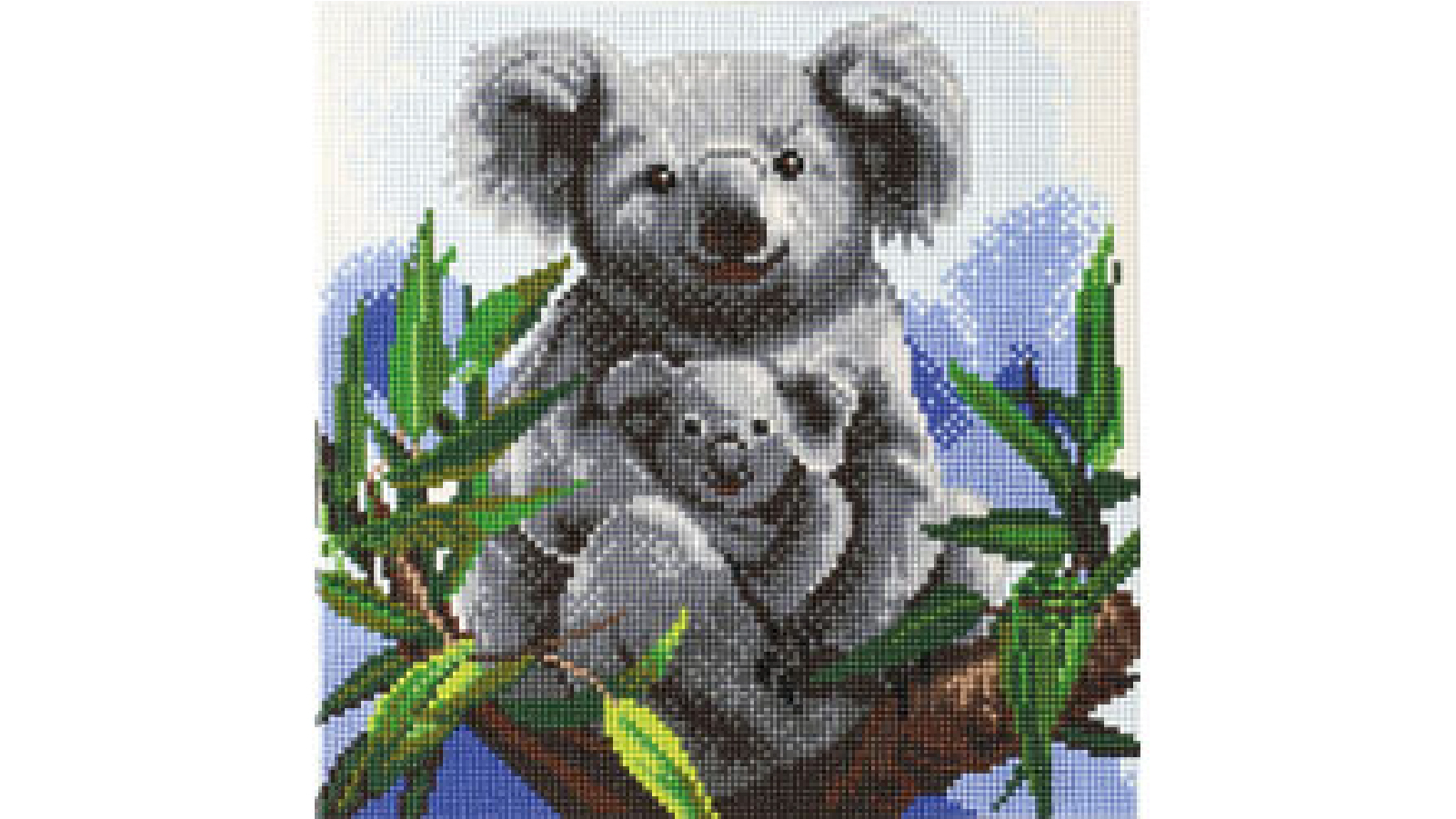 Craft Buddy Cuddly Koalas Kit Crystal Art