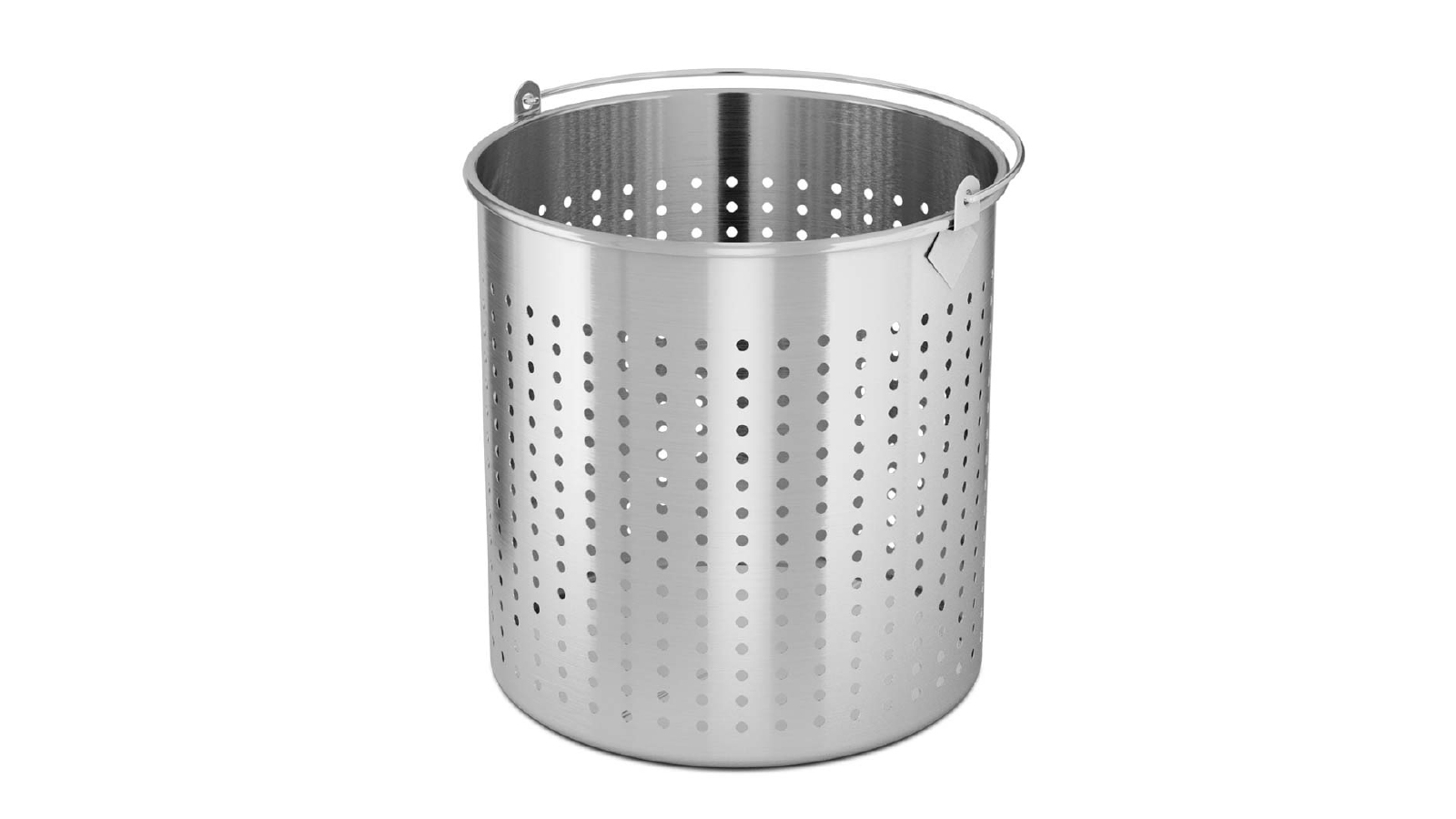 SOGA 12L 18/10 Stainless Steel Perforated Pasta Strainer with Handle