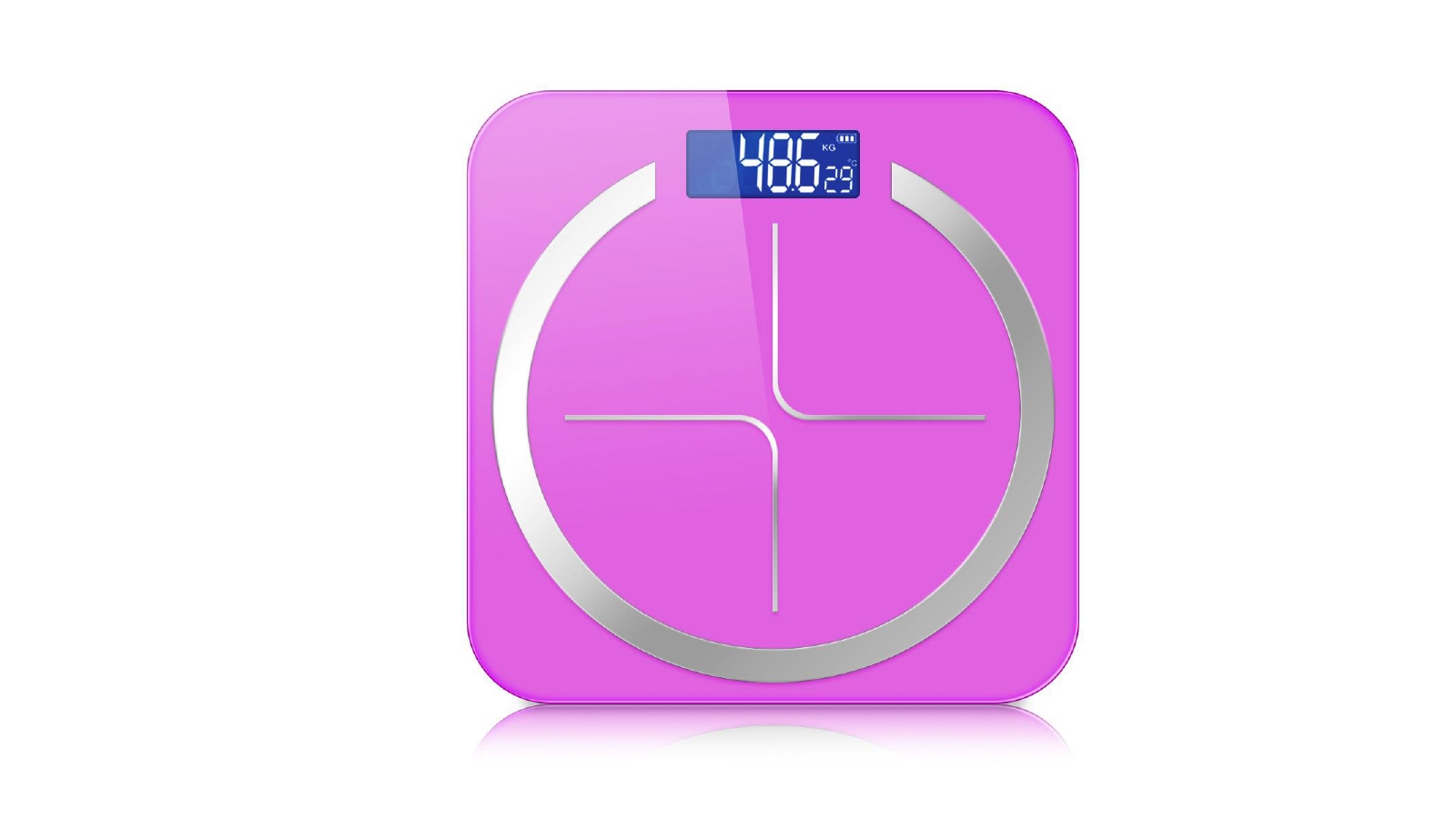 SOGA 180kg Digital Fitness LCD Electronic Scales - Pink