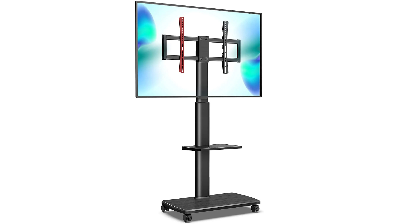 Vikus 32 to 65 Inch Rolling TV Stand on Wheels