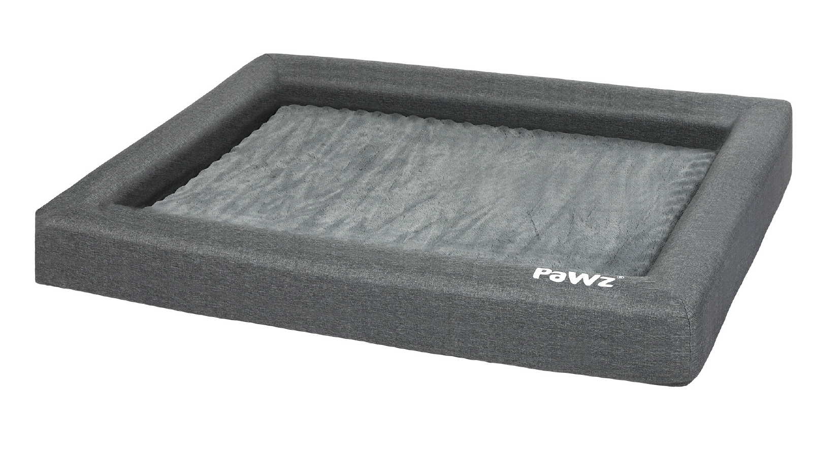 PaWz Large Pet Beds High Density Foam - Grey
