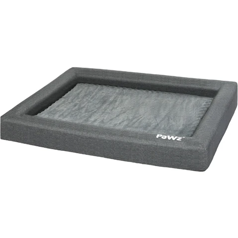 PaWz Large Pet Beds High Density Foam - Grey