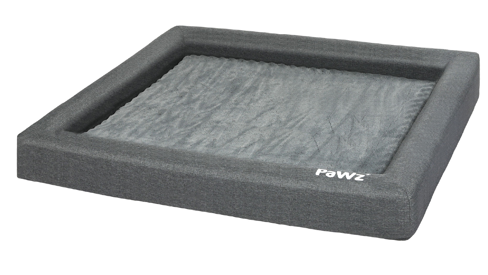 PaWz Extra Large Pet Beds High Density Foam - Grey