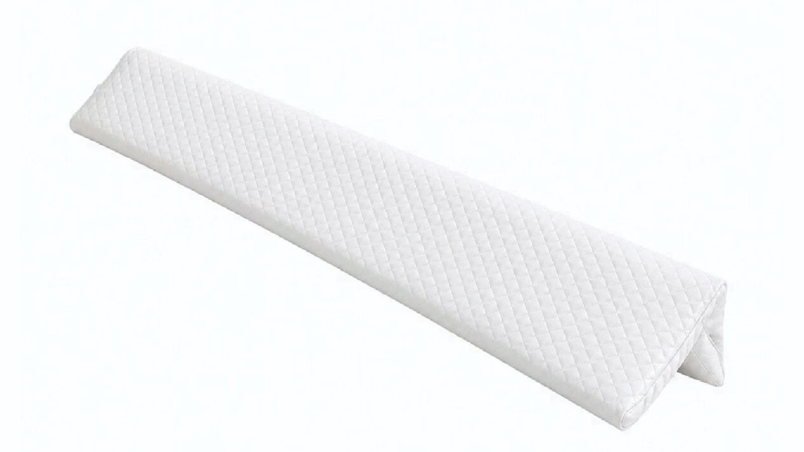 Luxdream Bed Gap Filler Mattress Wedge Pillow Queen 4 in 1 Headboard Blocker with Side Pockets 152cm - White