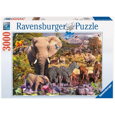 Ravensburger 3000-Piece African Animal World Puzzle