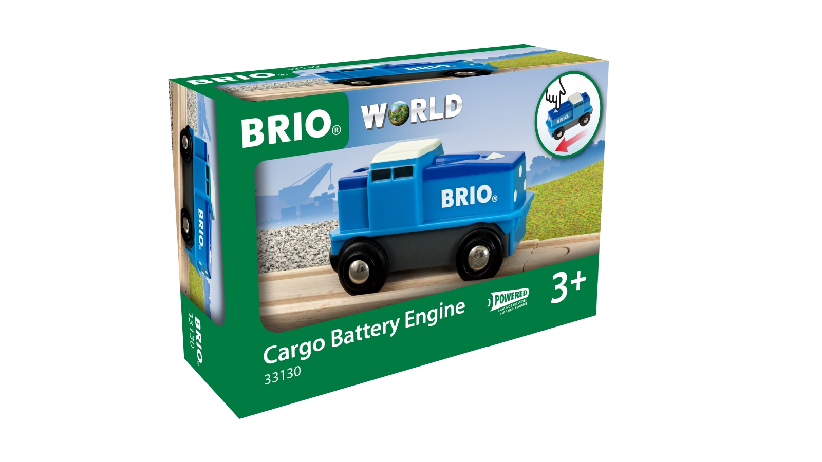 Brio Train Cargo Battery Engine
