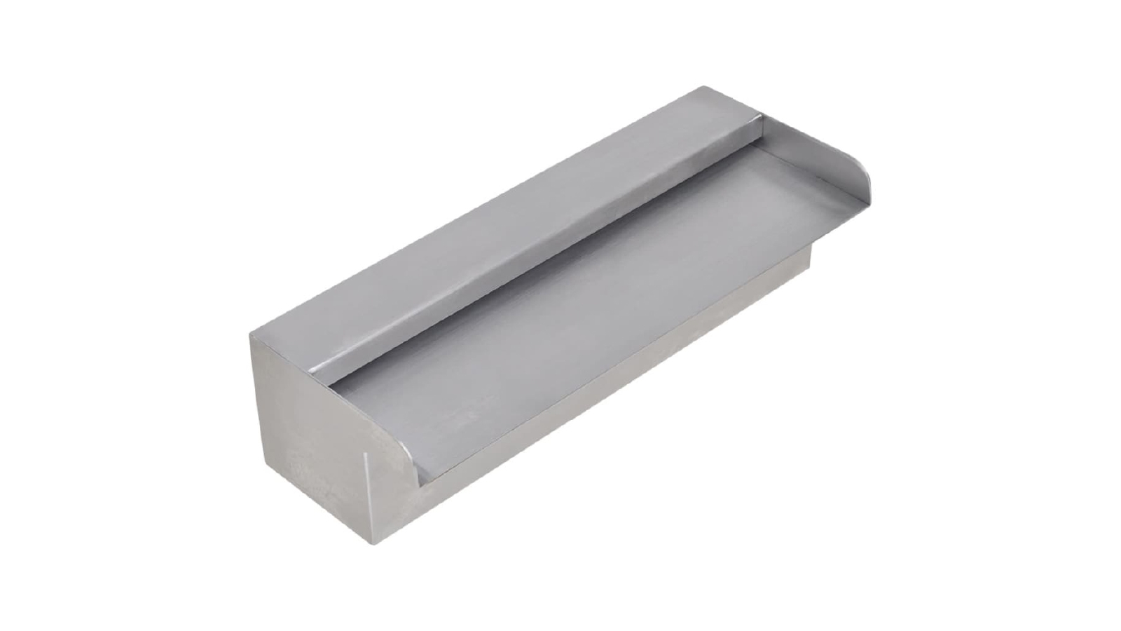 vidaXL Stainless Steel Rectangular Waterfall Pool Fountain - 30 cm