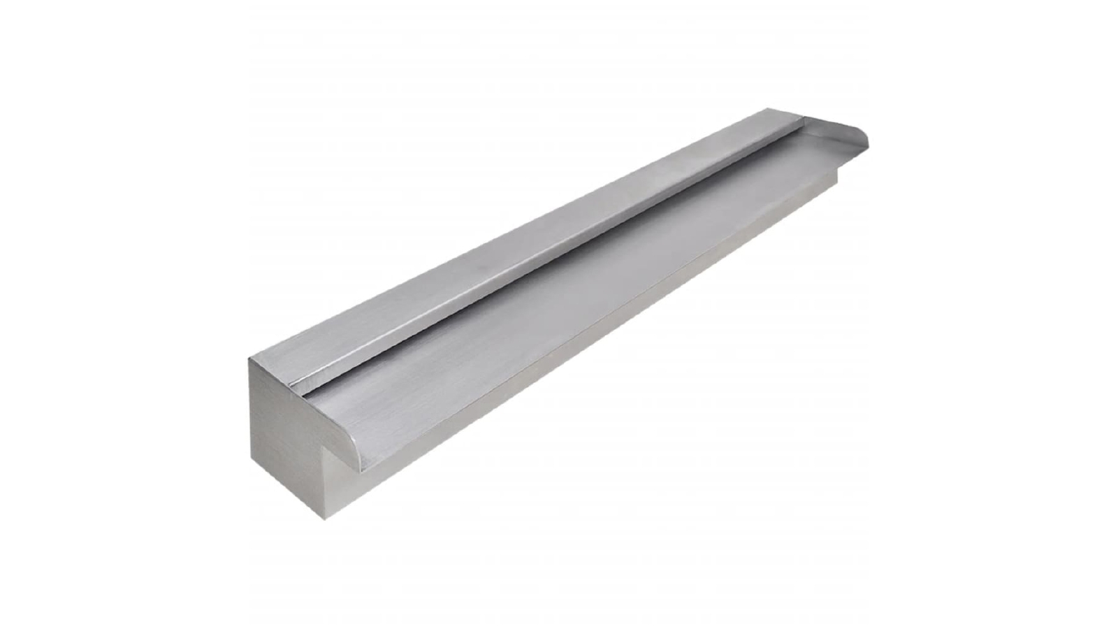 vidaXL Stainless Steel Rectangular Waterfall Pool Fountain - 90 cm