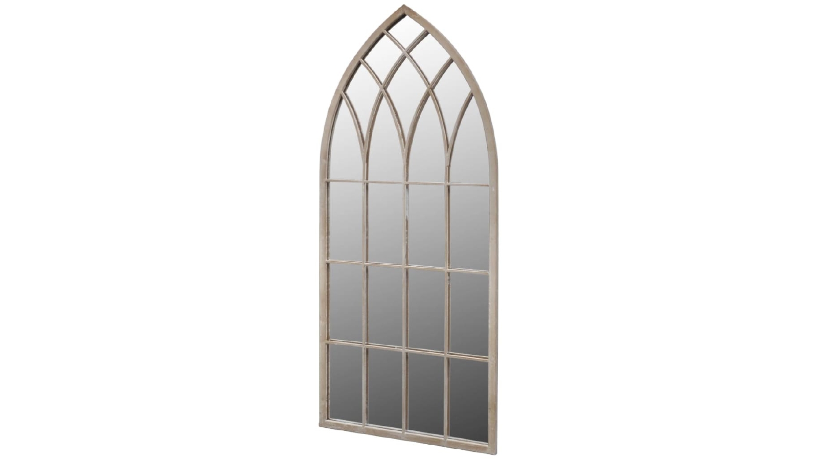 vidaXL 50 x 115 cm Gothic Arch Garden Mirror for Both Indoor and Outdoor Use