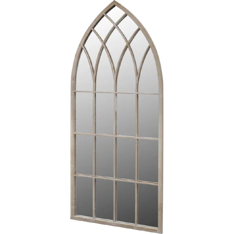 vidaXL 50 x 115 cm Gothic Arch Garden Mirror for Both Indoor and Outdoor Use