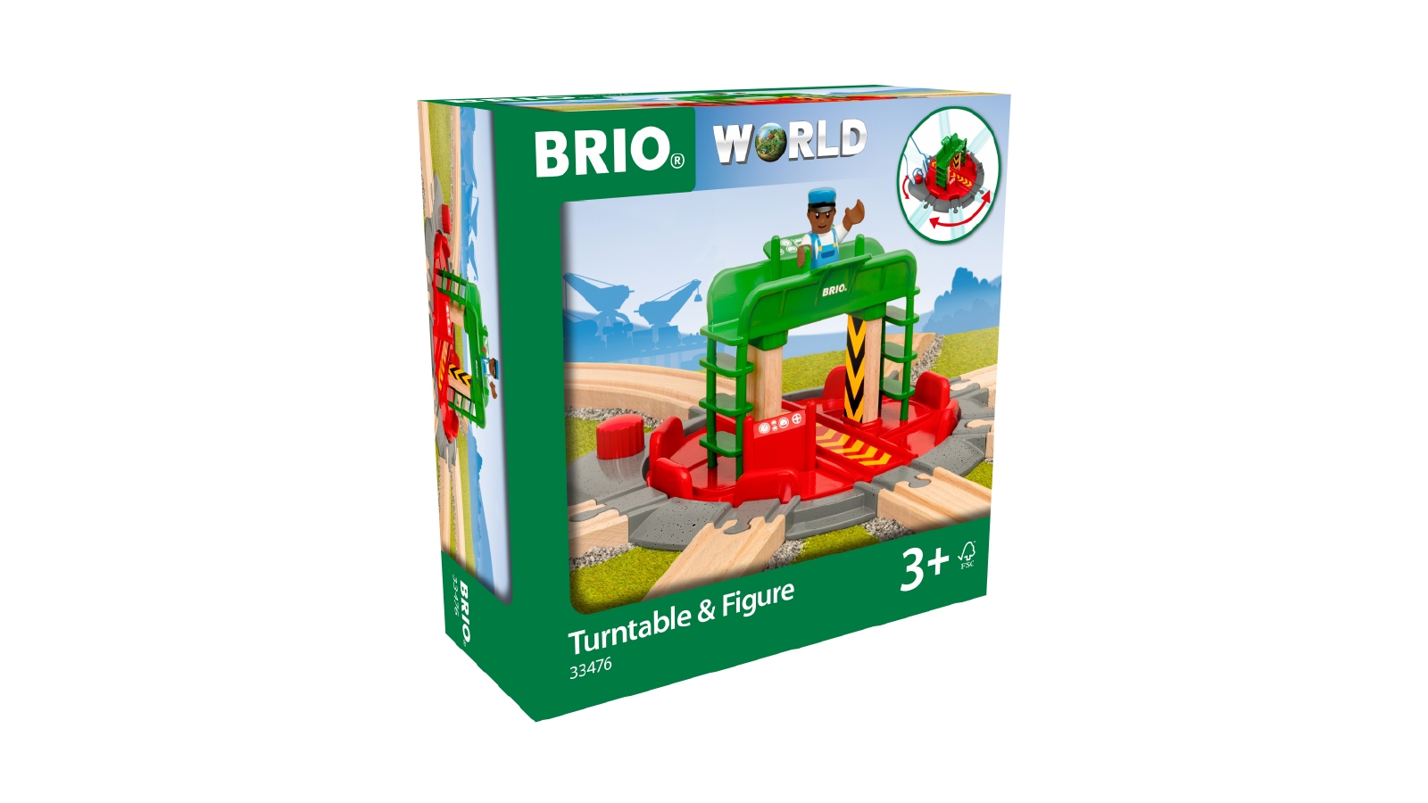 Brio 2-Piece Turntable & Figure Tracks