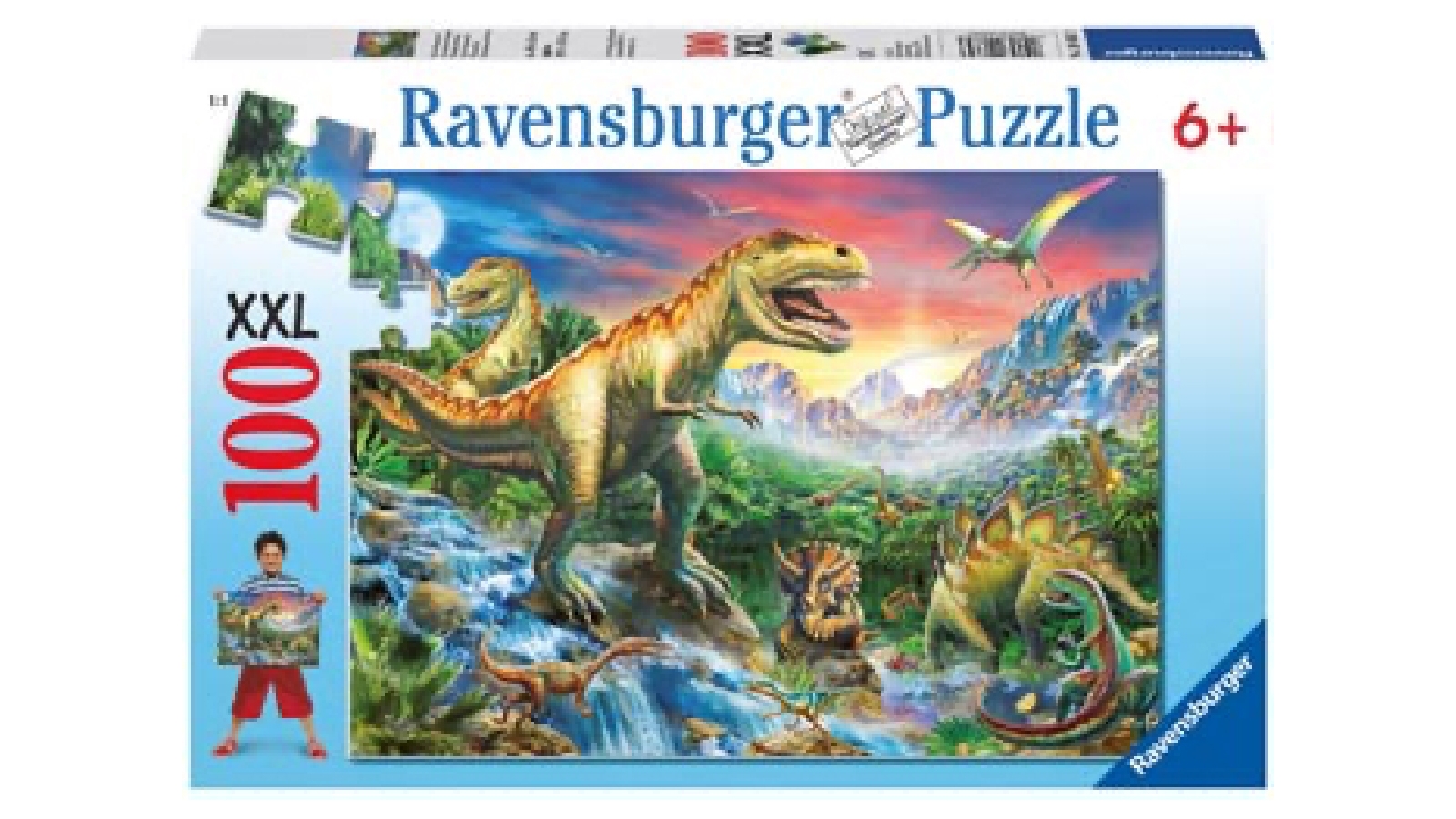 Ravensburger 100-Piece Time of the Dinosaurs Puzzle 