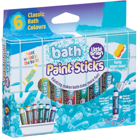 Little Brian Paint Bath Sticks