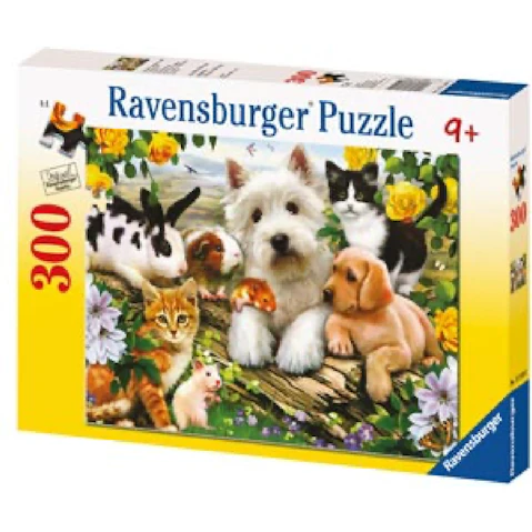 Ravensburger 300-Piece Happy Animal Babies Puzzle