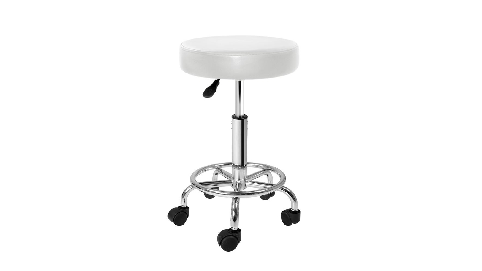 Artiss Salon Swivel Stool Hydraulic Lift - White