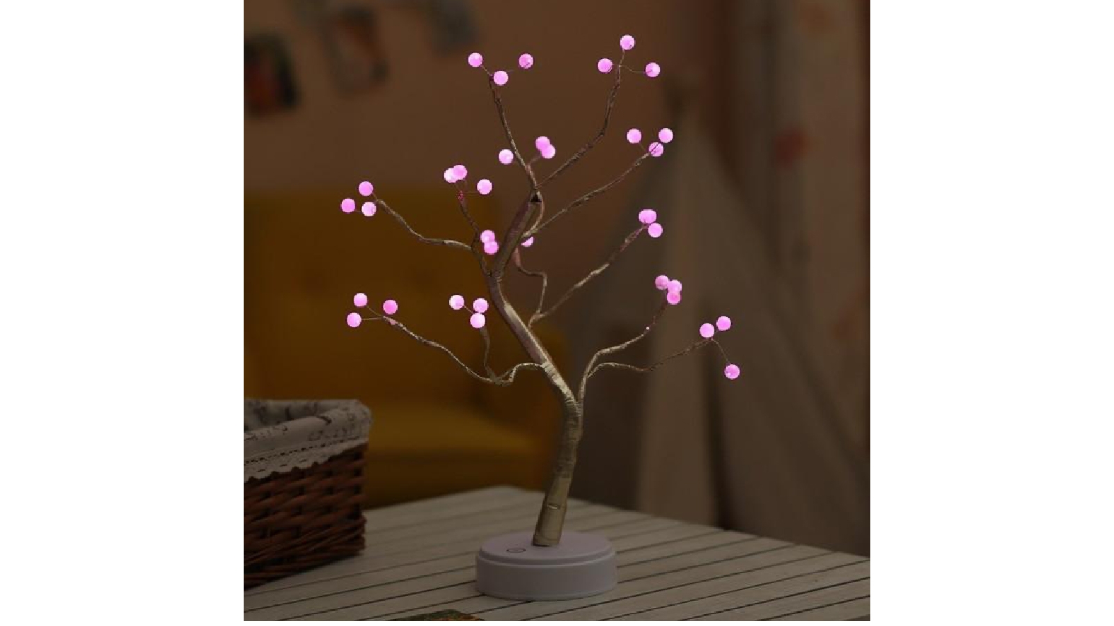 HOD Indoor Led Fairy Lights Tree Usb 3D Table Lamp Home Decor