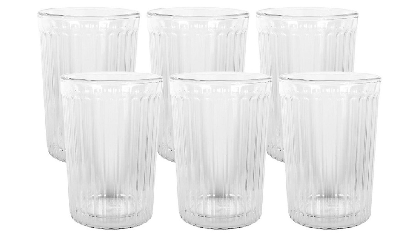 Avanti Set Of 6 250ml Rigato Double Wall Glasses