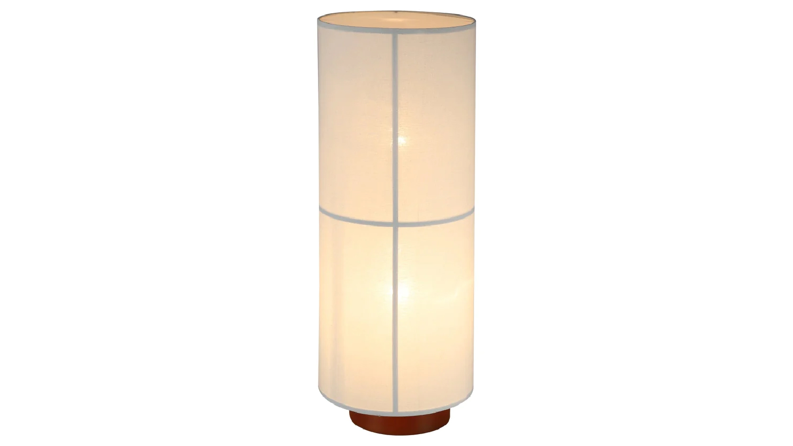 Luminea Matilda Modern Classic Linen Shade Metal Floor Lamp Light - White