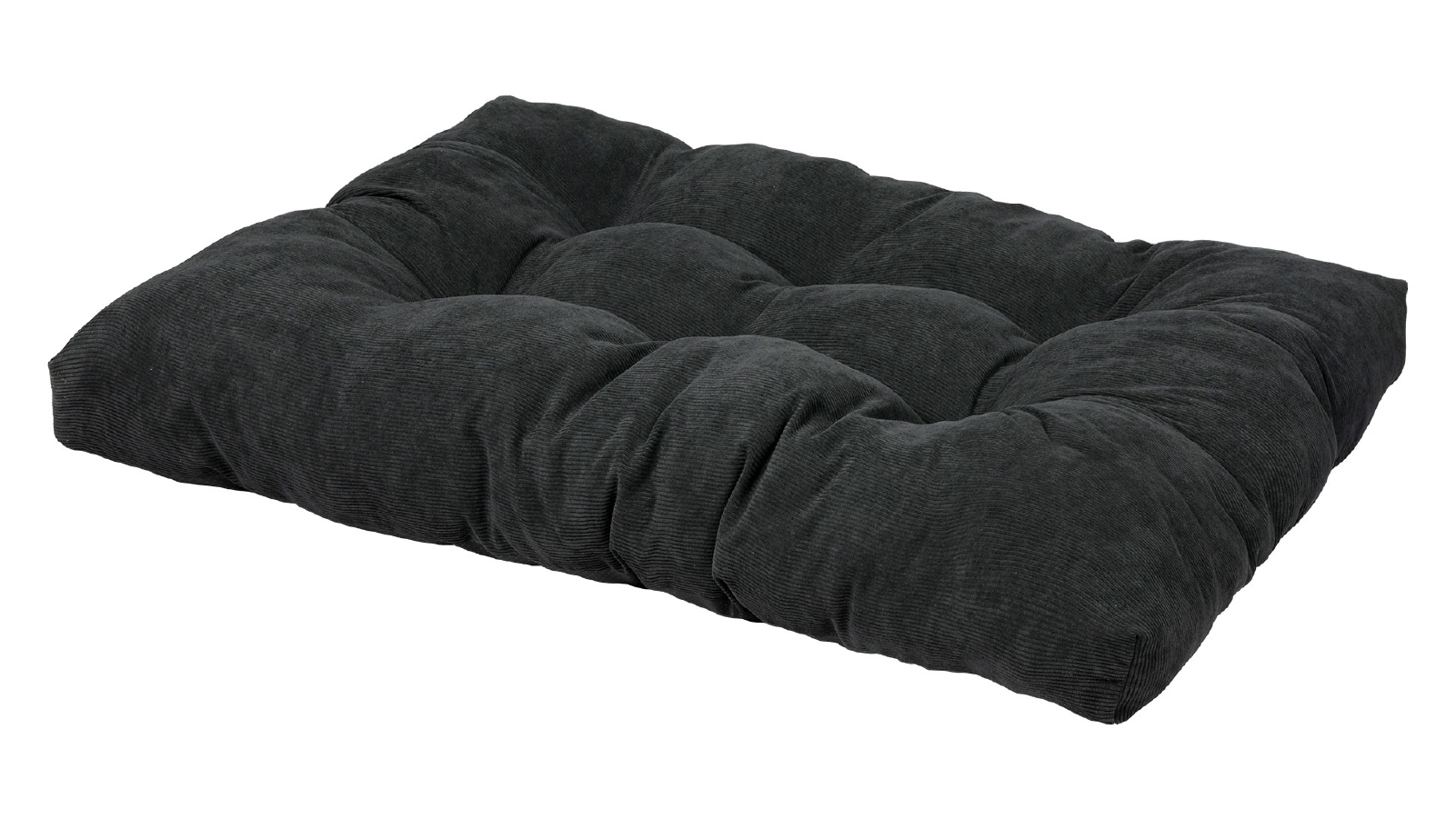 PaWz Washable Mat Puppy Plush Pet Calming Bed Dog Cat Cushion Mattress - Dark Grey
