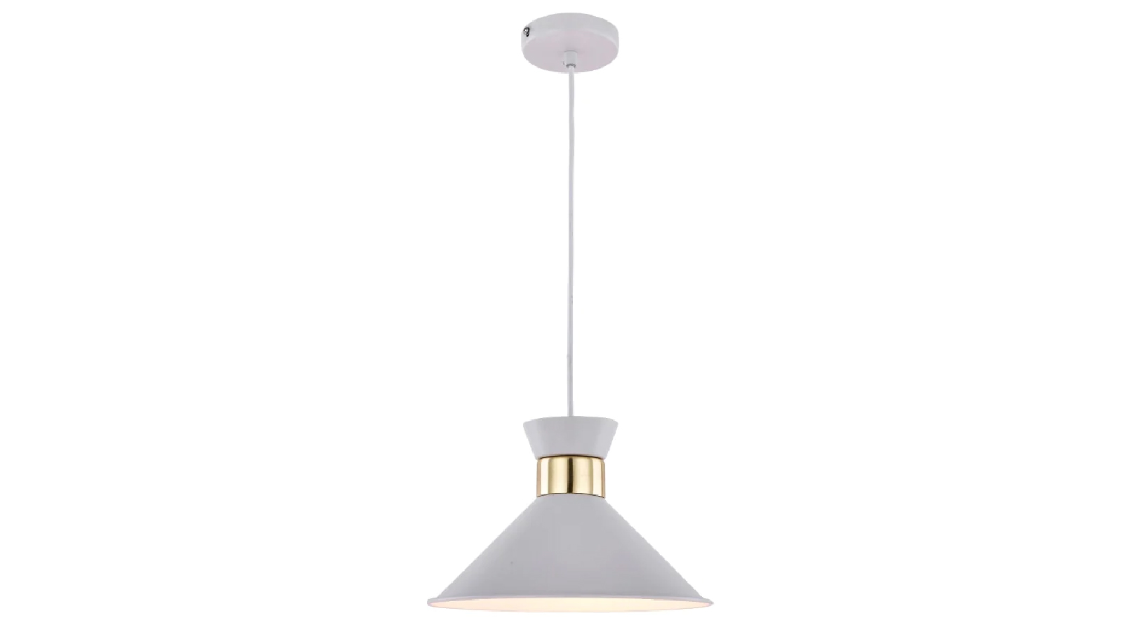 Luminea Eva Modern Classic Pendant Lamp Light - White