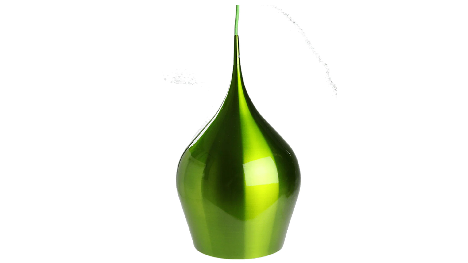 Sylvania Lighting High Gloss Shiny Finish Elias Modern Classic Metal Wine Glass Pendant Light Lamp - Green