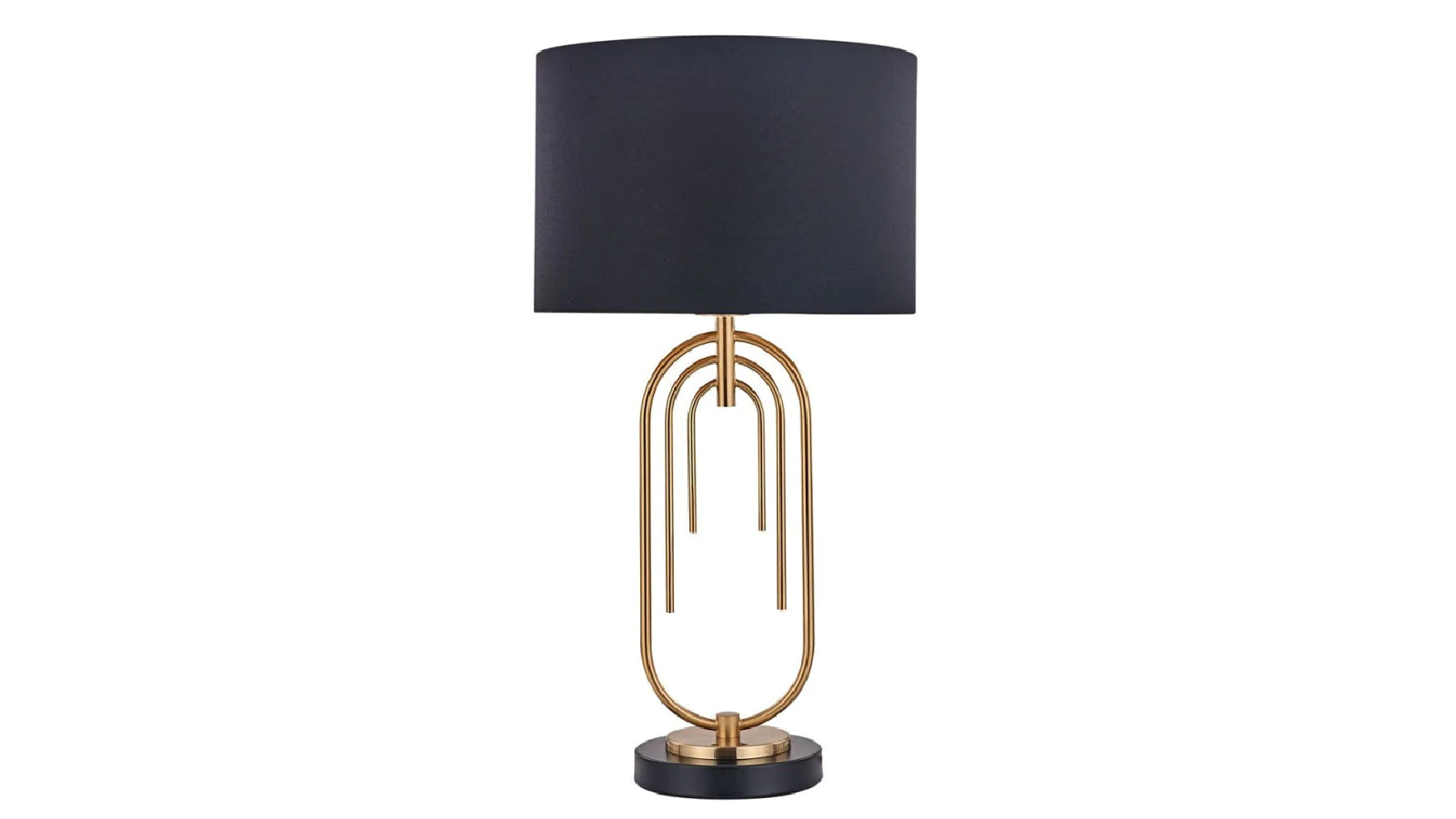 Luminea Flora Modern Elegant Table Lamp Desk Light - Black