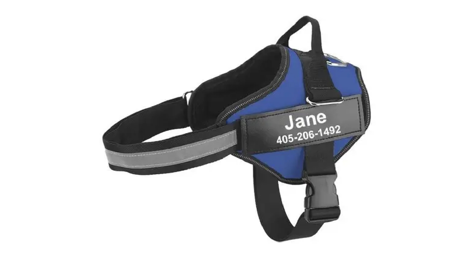 HOD XX-Large Easy Snap Reflective Dog Harness With Custom Id Patch