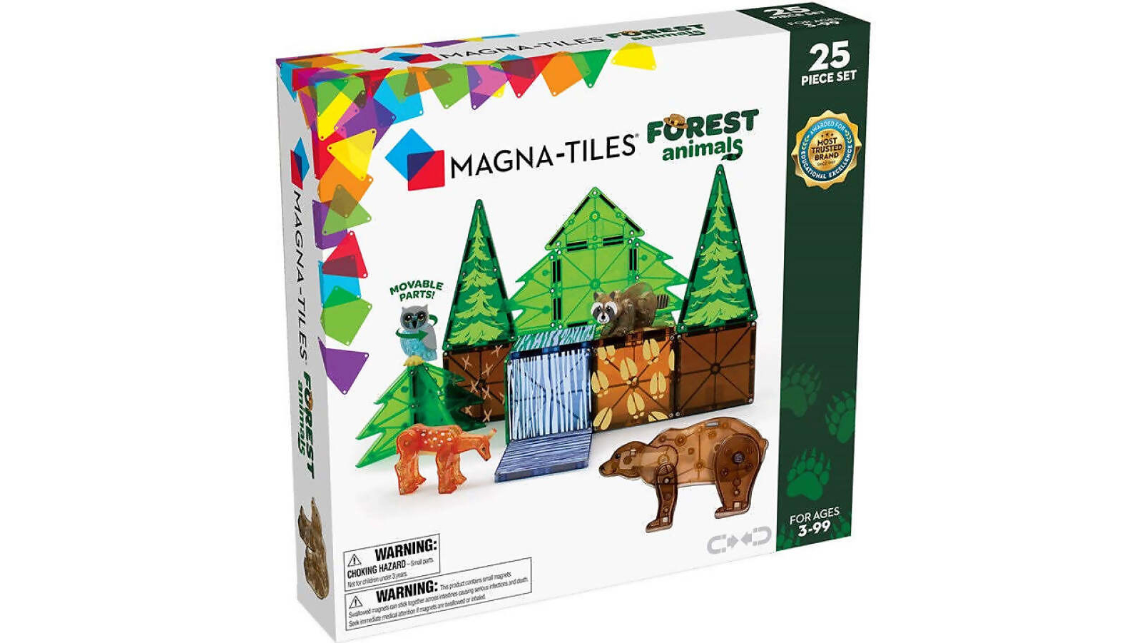 Magna Tiles Forest Animals 25 Piece Set