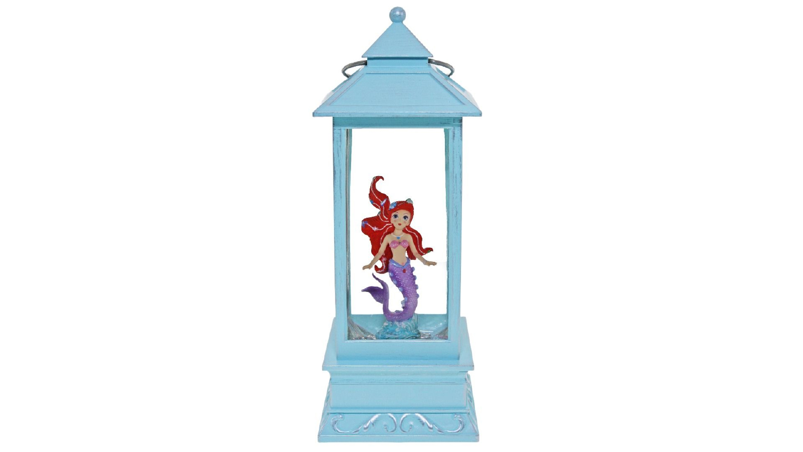 Cotton Candy Aqua Glitter Lantern Mermaid Princess