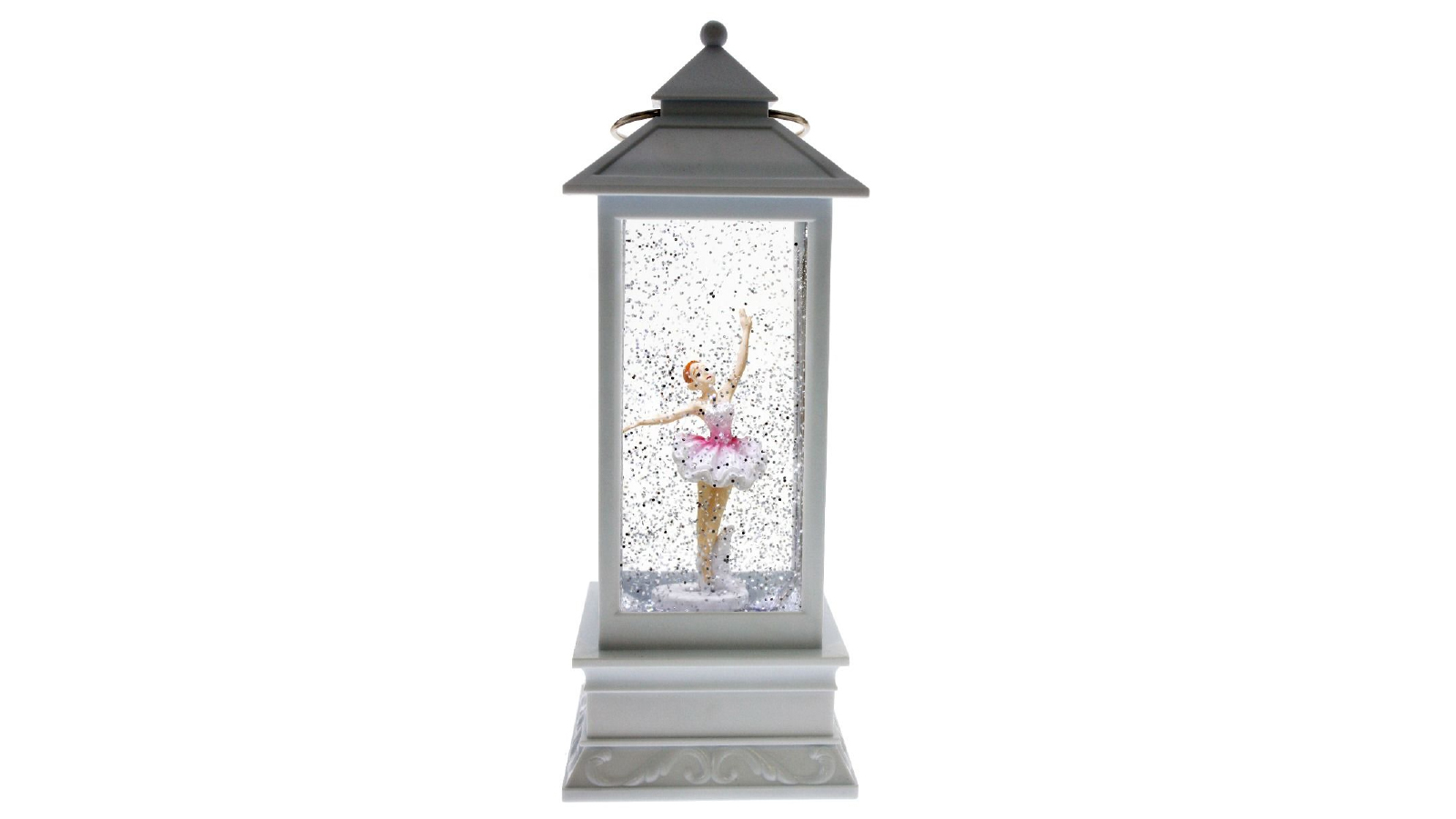 Cotton Candy White Lantern With Ballerina