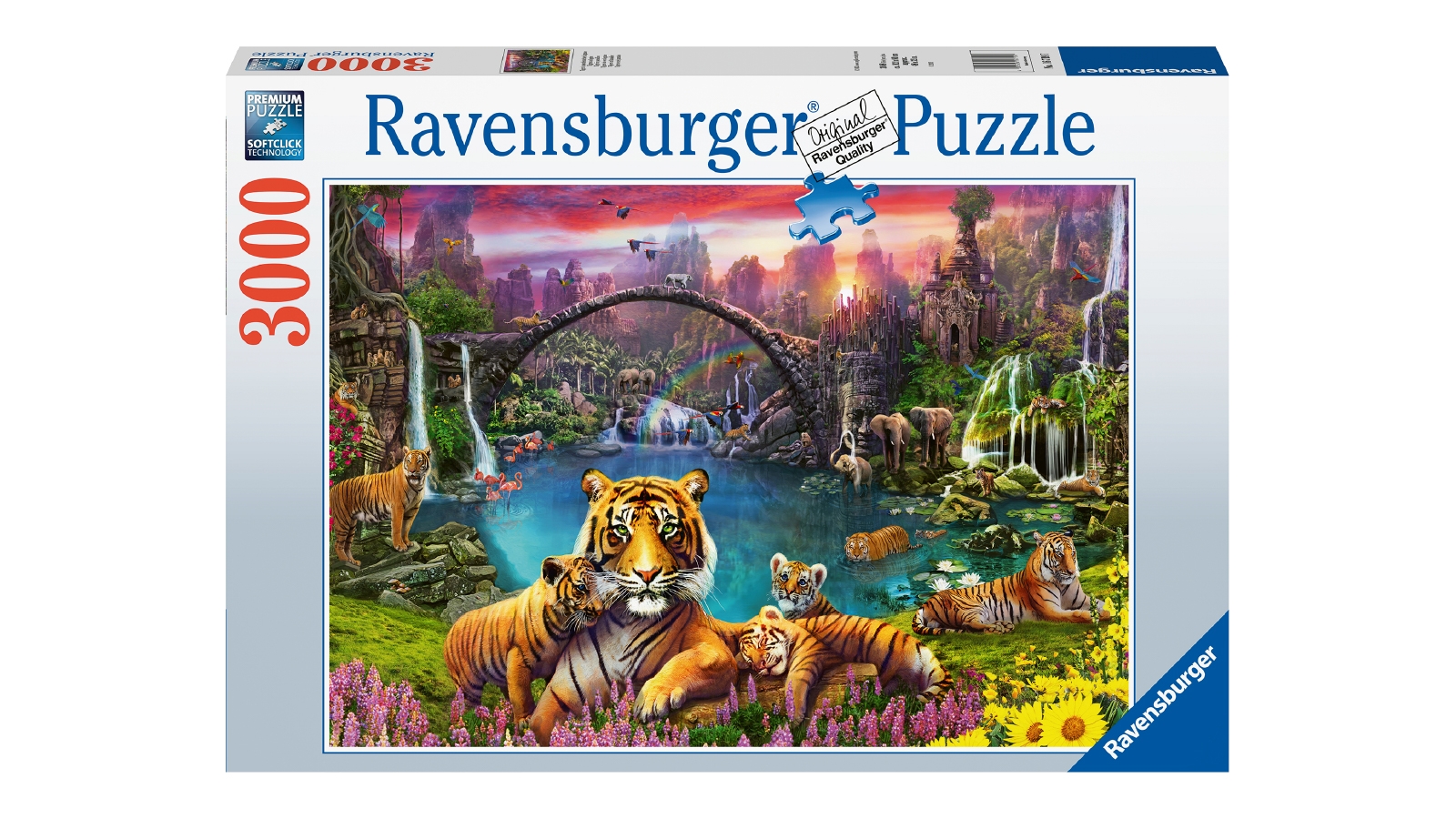 Ravensburger 3000-Piece Tigers in Paradise Puzzle