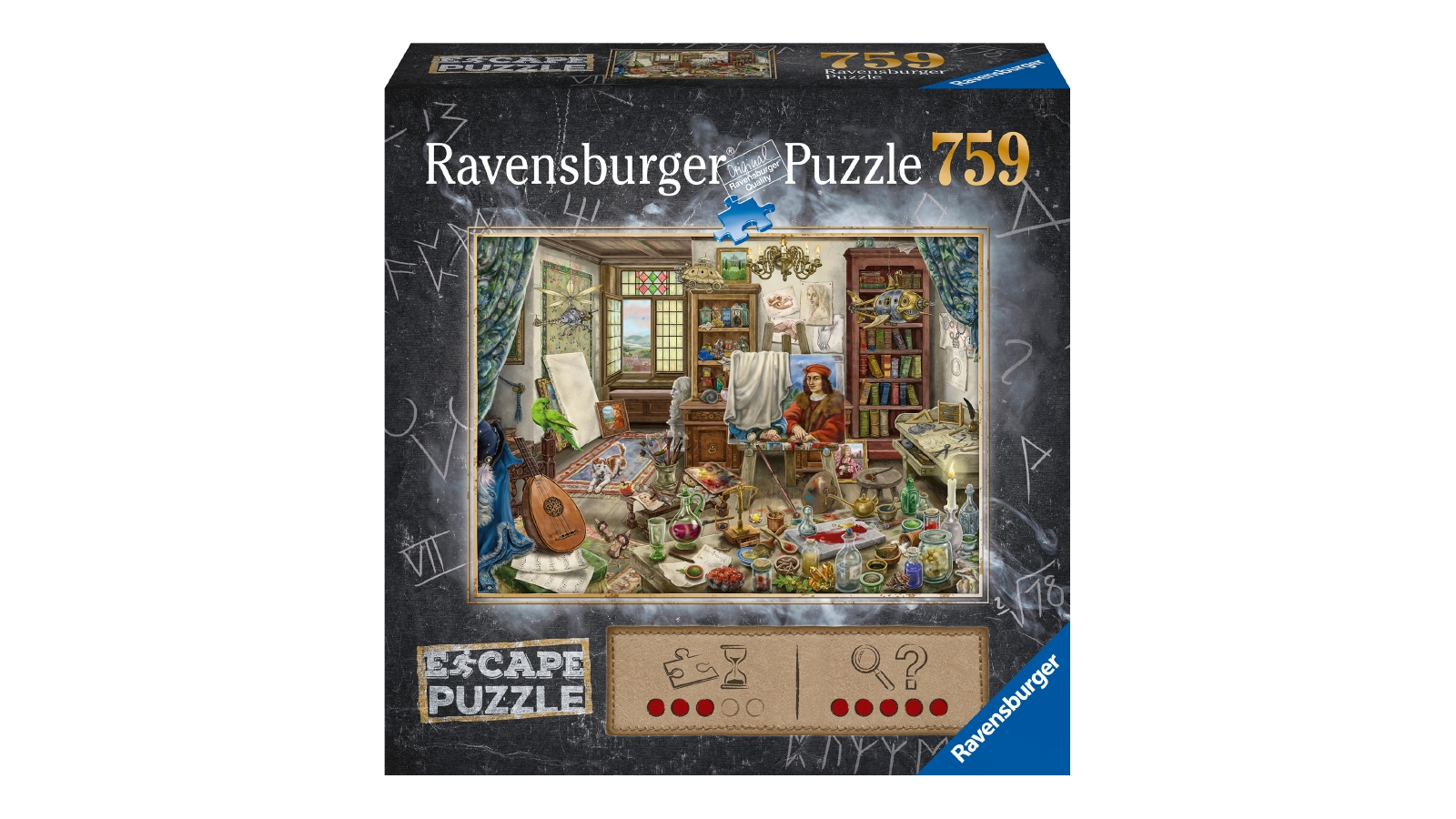 Ravensburger 759-Piece Escape10 Artists Studio Escape Puzzle