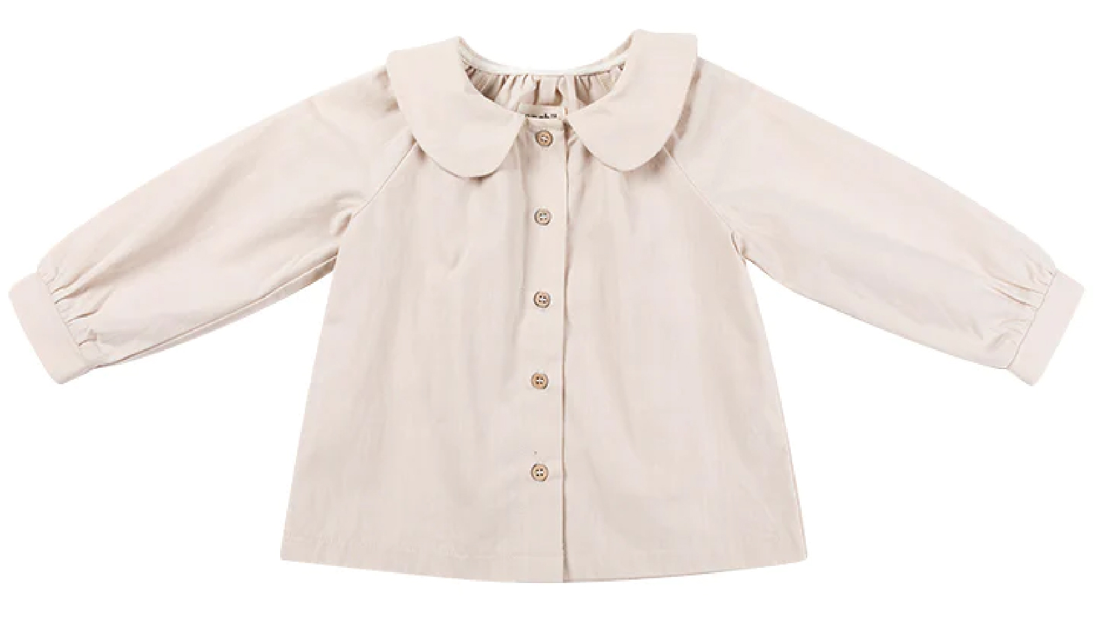 Ponchik Buttermilk Round Collar Shirt - 0-3 months
