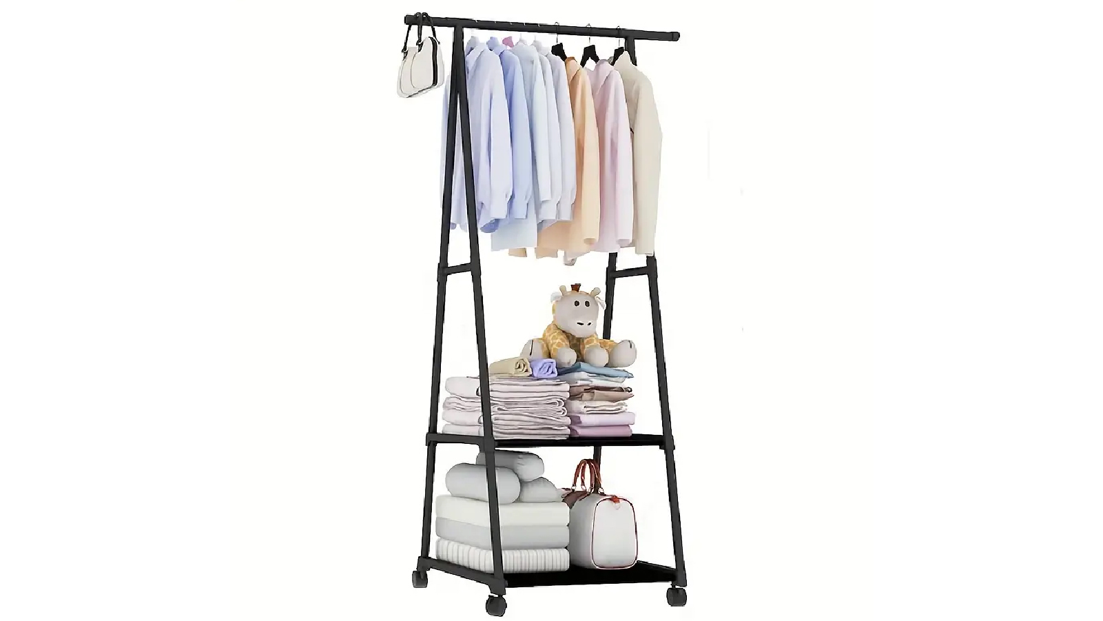 NNETM Two-Tiered Mobile Organizer - Black