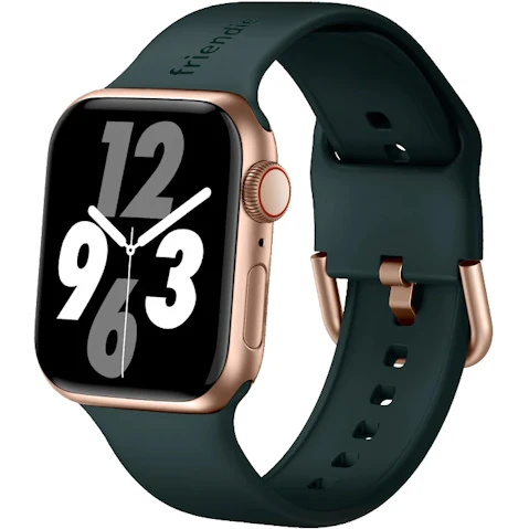 Friendie 42mm Silicone Band The Byron - Green Gold