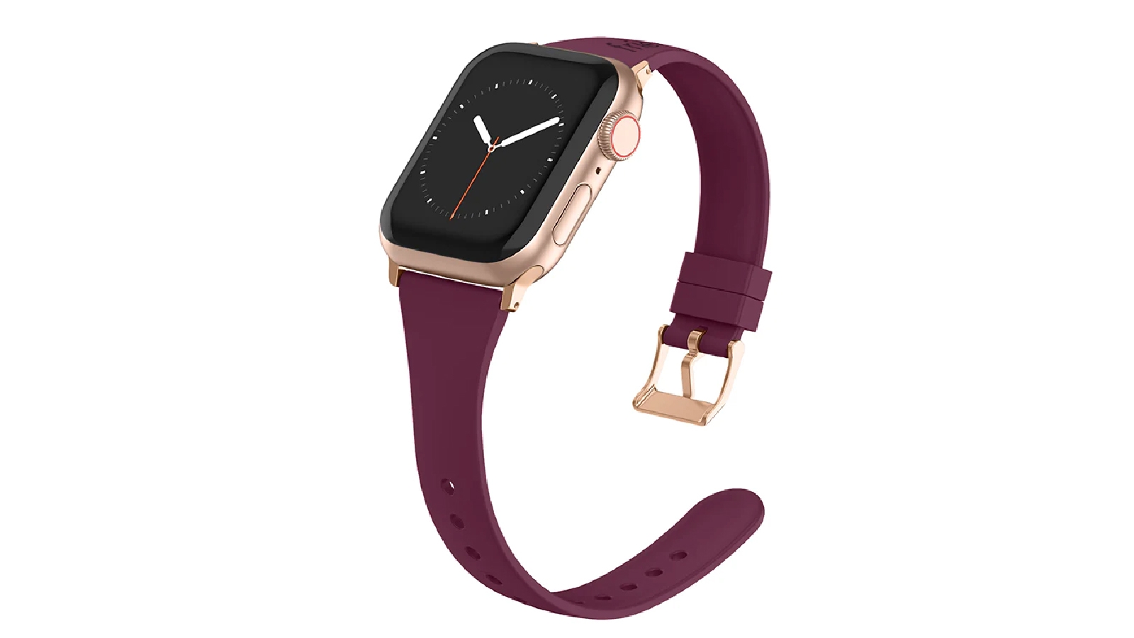 Friendie 38mm Silicone Band - Burgundy Gold