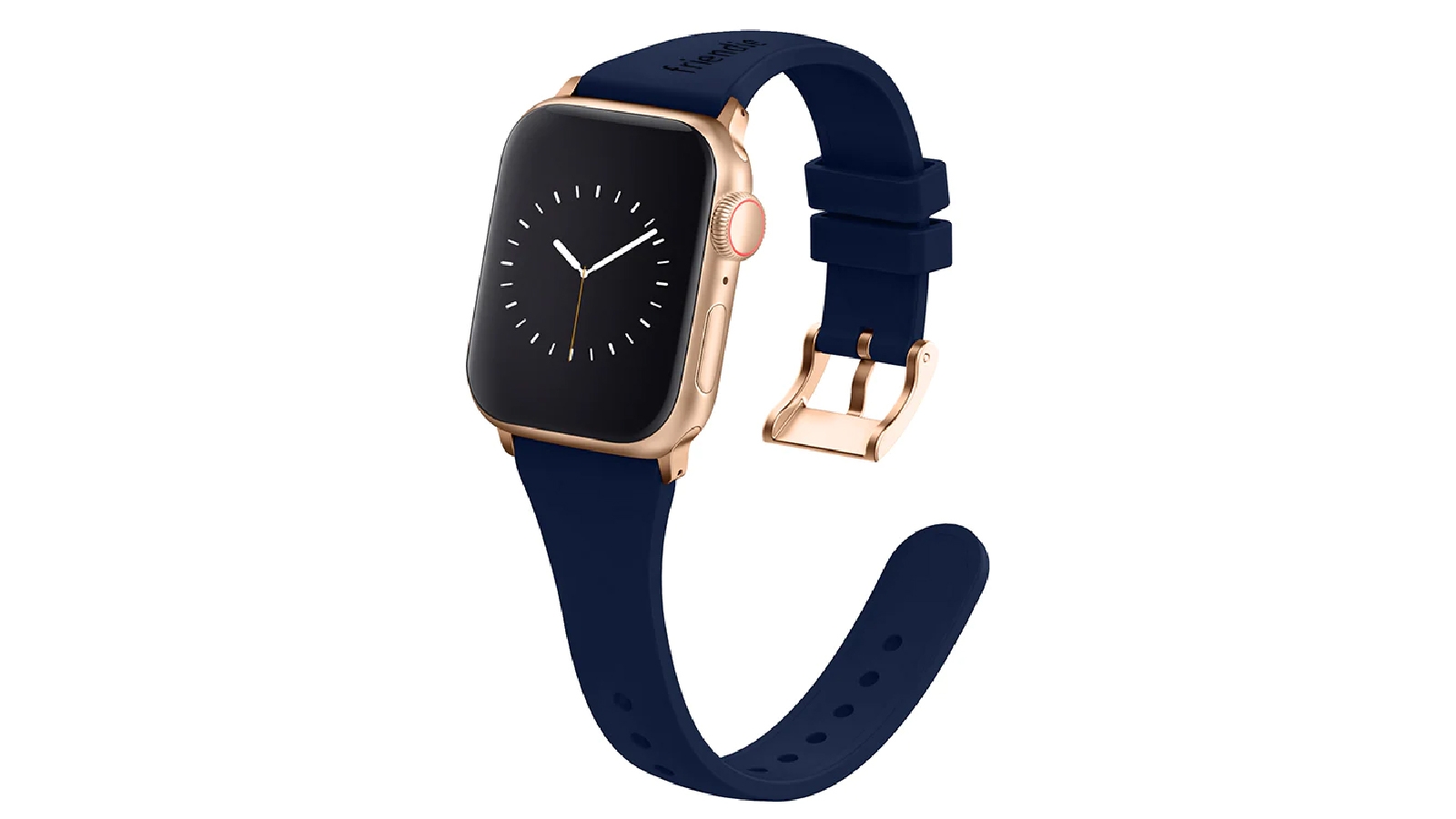 Friendie 38mm Silicone Band - Navy Gold