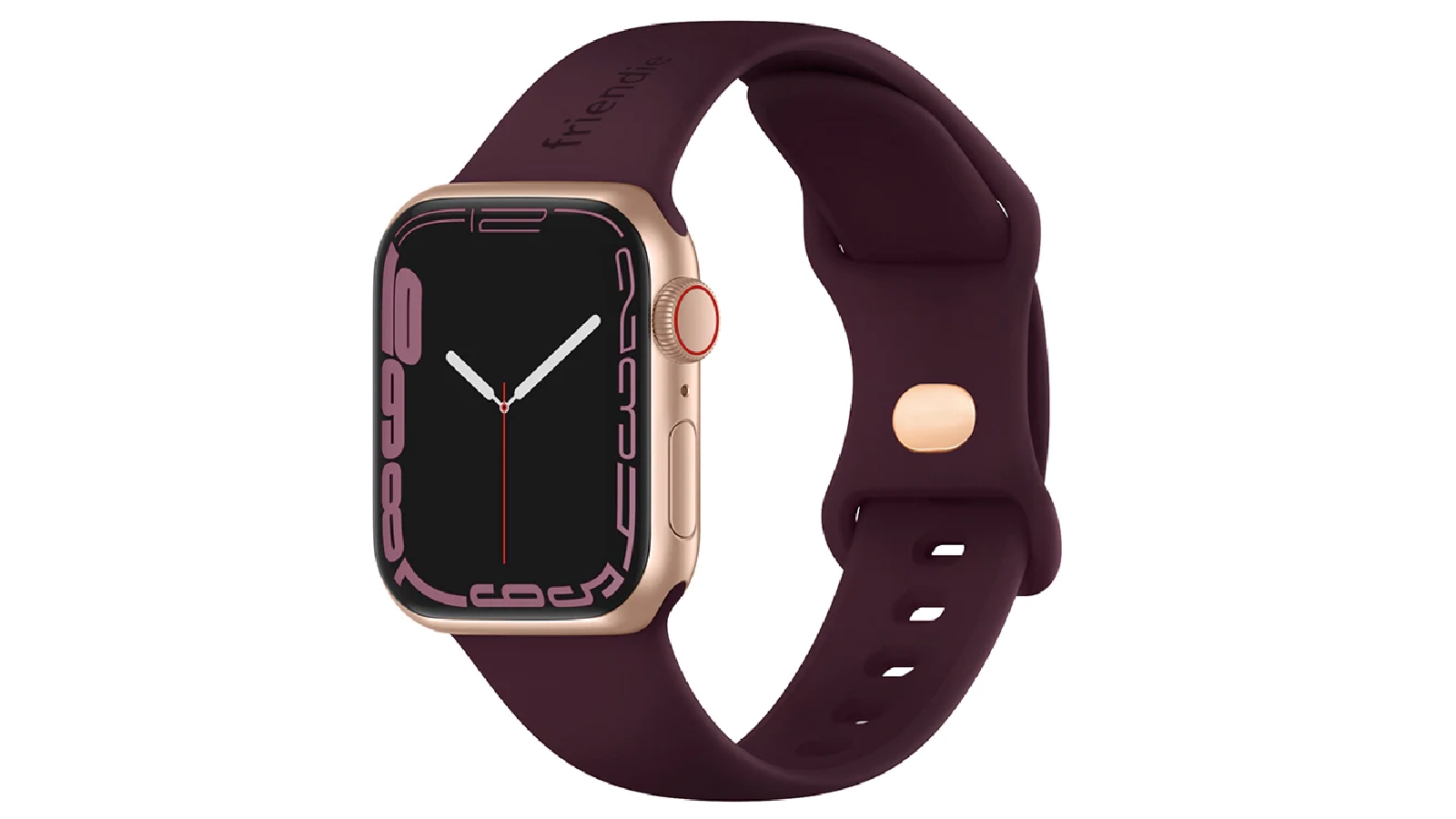 Friendie 38mm The Noosa Sports Band - Burgandy Gold