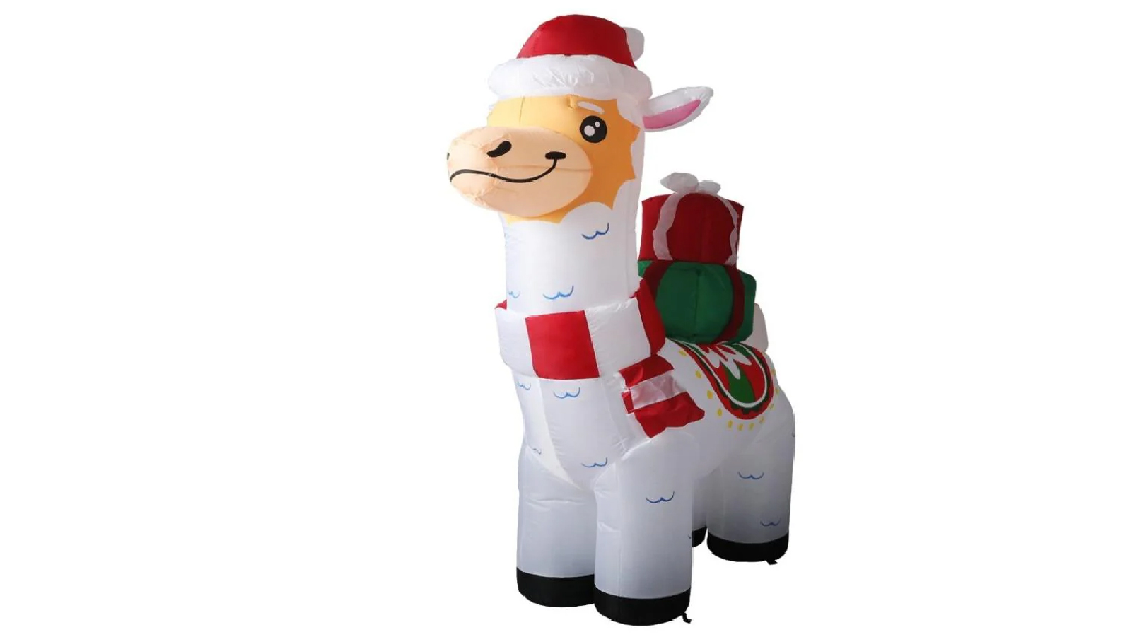 Santaco 1.8 Meter LED Lights Inflatable Alpaca for Christmas Decor 